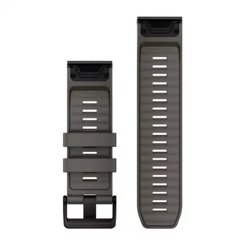 Garmin QuickFit 26 pulksteņa siksniņas, oļu pelēks silikons [010-14560-00]