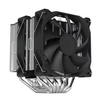 Zalman CNPS12X BP Black procesora dzesētājs - 120 mm PWM ventilators, zila LED, 6 siltuma caurules, Intel/AMD