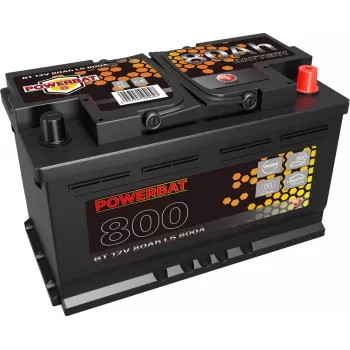 POWERBAT L4 12V 80Ah AGM start-stop akumulators