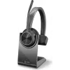 HP Poly Voyager 4300 UC Series 4310 bezvadu ausu klausules ar USB-C adapteri un statīvu, Zoom sertificētas 218474-01