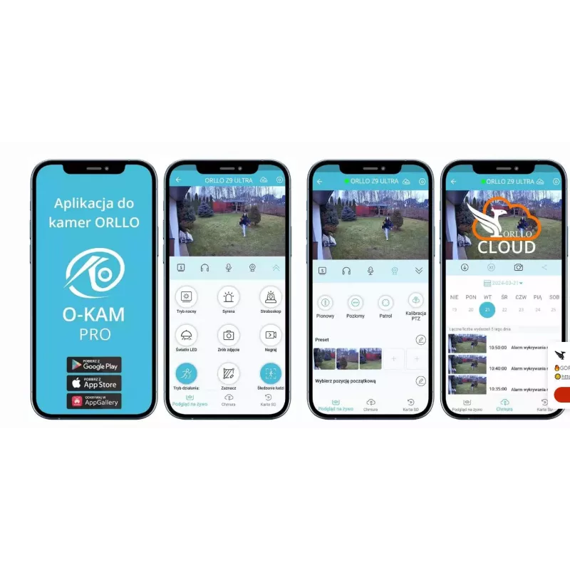 ORLLO Z9 ULTRA āra rotējošā tālummaiņas IP kamera 5MP ar 10x optisko tālummaiņu, 4G LTE un Wi-Fi, IP66, divvirzienu audio, cilvēka atpazīšana