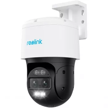 Reolink TrackMix Series P760 4K divu objektīvu PoE IP kamera ar automātisko tālummaiņas izsekošanu, krāsu nakts redzamību, āra/iekštelpu