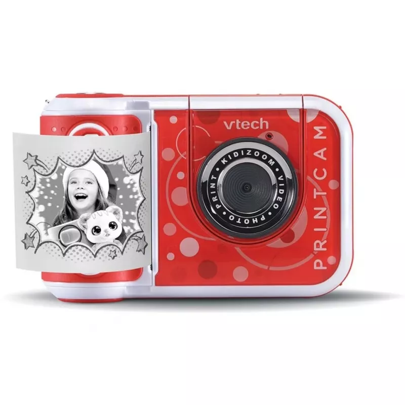VTech KidiZoom Print Cam digitālā kamera sarkanā/baltā