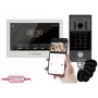 REVIZOOM RM-T273HD balts 7 collu video domofons ar RC-212HD-CK1 āra paneli