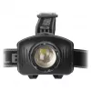 ENTAC EHL-ZOOM-1W-PL Zoom 1W LED galvas lukturis, melns