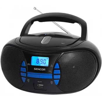 SENCOR SPT 2700BK CD/BT/MP3/USB/FM radio boombox melns