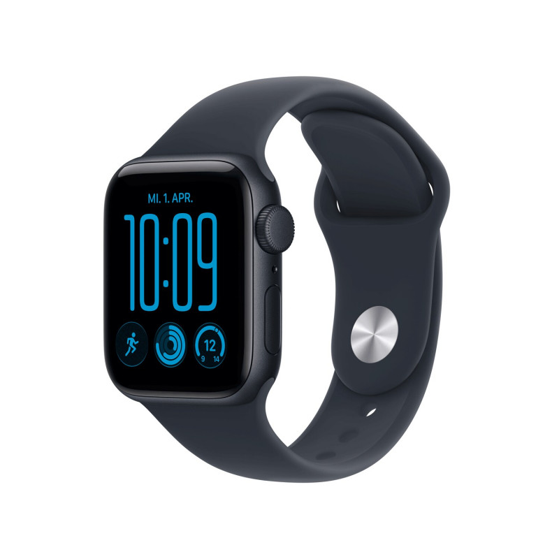 Apple Watch SE 3 GPS 40mm pusnakts alumīnija korpuss ar tumši zilu sporta aproci - S/M