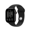 Apple Watch Series 12 GPS + Cellular 42 mm melns alumīnija korpuss ar melnu sporta siksniņu, S/M