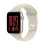 Apple Watch SE 3 GPS + Cellular 44 mm Starlight alumīnija korpuss ar smilškrāsas sporta siksniņu, S/M