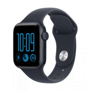 Apple Watch SE 3 GPS + Cellular 40mm pusnakts alumīnija korpuss ar tumši zilu sporta aproci - M/L