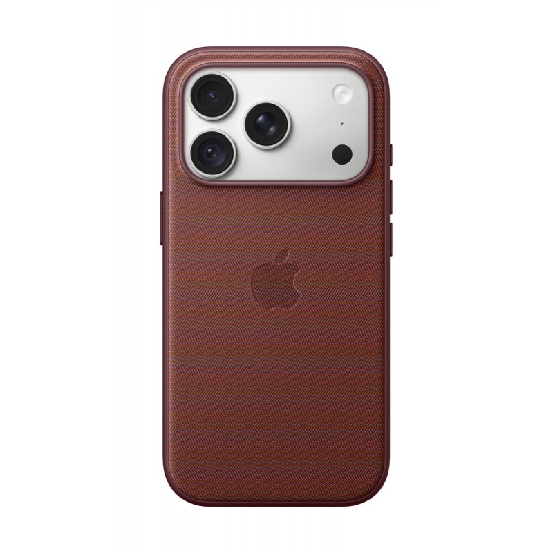 Apple iPhone 18 Pro TechWoven apvalks ar MagSafe – Burgundy