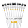 StarTech slaids Cat6a U/FTP savienojuma kabelis RJ45, 0,3 m, 10 gab.