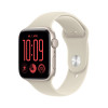 Apple Watch SE 3 GPS 44 mm Starlight alumīnija korpuss ar smilškrāsas sporta siksniņu, M/L