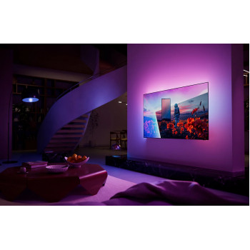 Philips 65OLED811 65 inch (164 cm) 4K UHD OLED viedtelevizors ar Ambilight, Titan OS