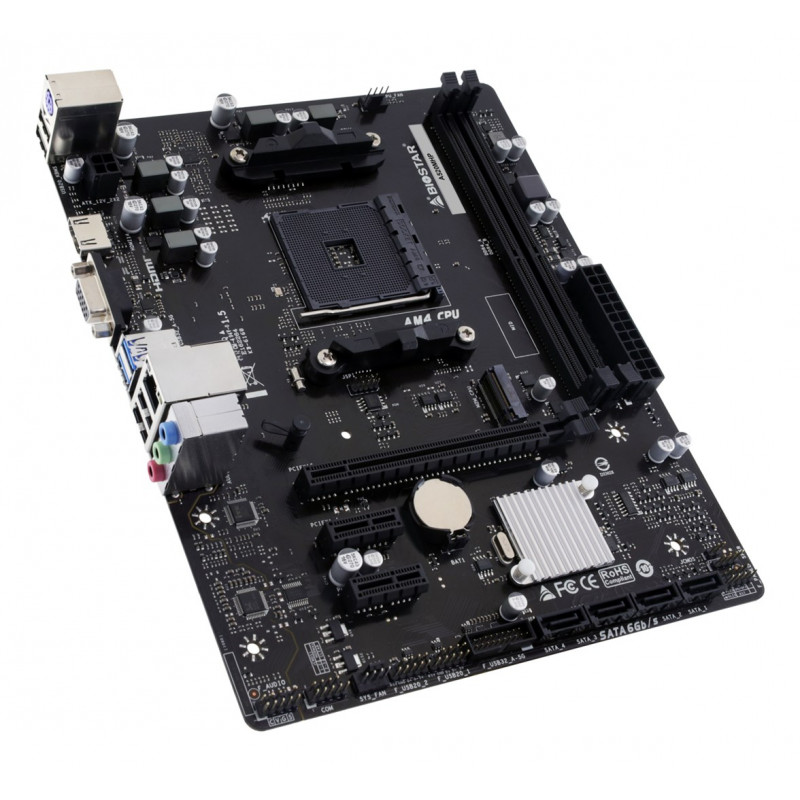Biostar A520MHP 2.0 AMD A520 AM4 Micro-ATX mātesplate
