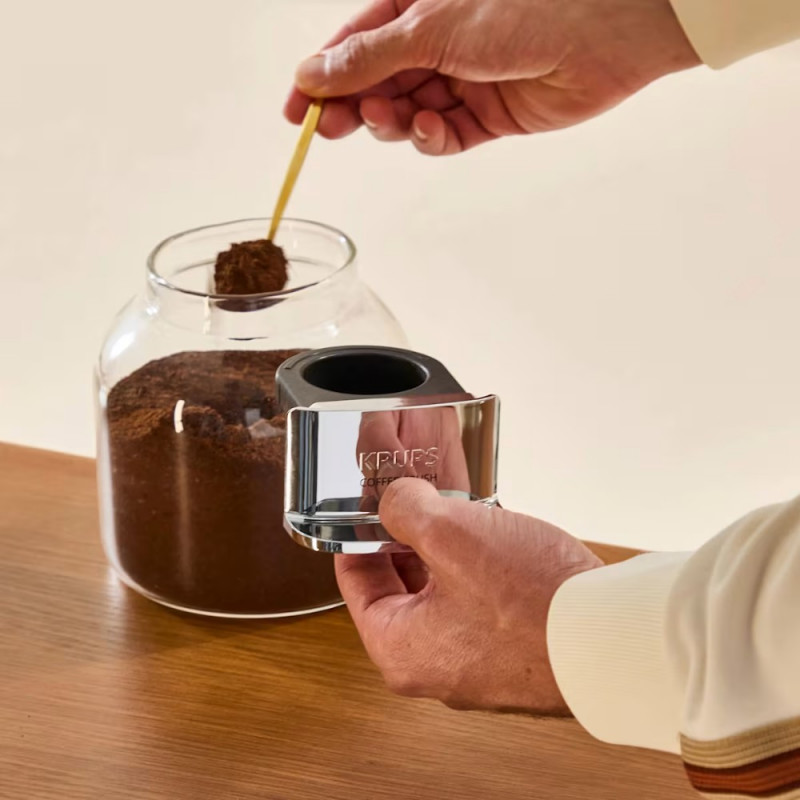 Krups Coffee Crush SA401LE0 Espresso kafijas automāts, Melns/Zaļš