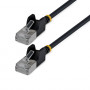 StarTech slaids Cat6a U/FTP savienojuma kabelis RJ45, 1 m, melns
