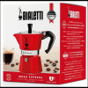 Bialetti Candyland Moka Express 3TZ manuālā kafijas pagatavotāja, 150 ml, sarkana