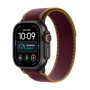 Apple Watch Ultra 4 GPS + Cellular 49 mm melns titāna korpuss ar bordo Trail Loop siksniņu, S/M