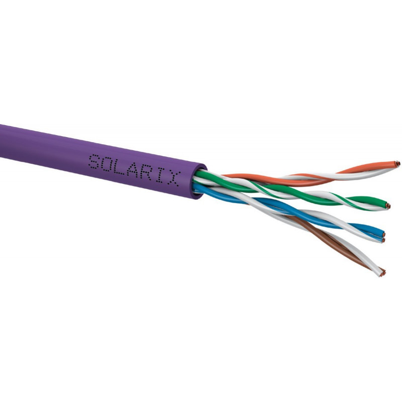 Tīkla kabelis SOLARIX Cat5e U/UTP, 500 m, LSZH