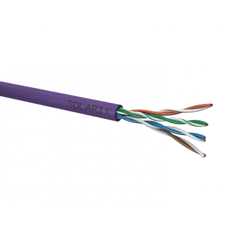 Tīkla kabelis SOLARIX Cat5e U/UTP, 500 m, LSZH
