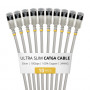 StarTech.com slaids Cat6a U/FTP savienojuma kabelis RJ45, 0,3 m, pelēks, 10 gab.