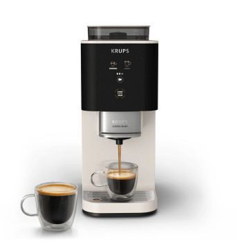Krups SA4001E0 pilnībā automātiskā espreso kafijas mašīna, ziloņkaula