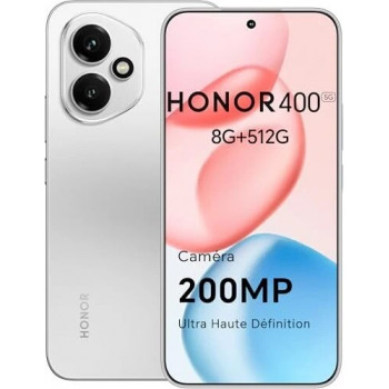 Viedtālrunis Honor 400 5G Dual SIM 8GB RAM 512GB - Meteor Silver