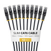 StarTech.com slaids Cat6 U/UTP savienojuma kabelis RJ45, 1 m, melns, 10 gab.
