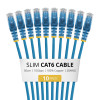 StarTech.com Slim Cat6 U/UTP tīkla kabelis RJ45, 0,5 m, zils, LSZH, 10 gab.