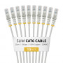 StarTech.com Slim Cat6 U/UTP tīkla kabelis RJ45, 0.25 m, pelēks, 10 gab.