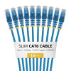 StarTech.com Slim Cat6 U/UTP tīkla kabelis RJ45, 0.25 m, zils, LSZH, 10 gab.