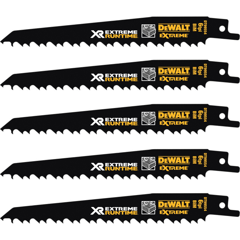 DeWalt Extreme Runtime DT99550-QZ zāģa asmeņu komplekts zāģmašīnai, 13 gab., 152-230 mm