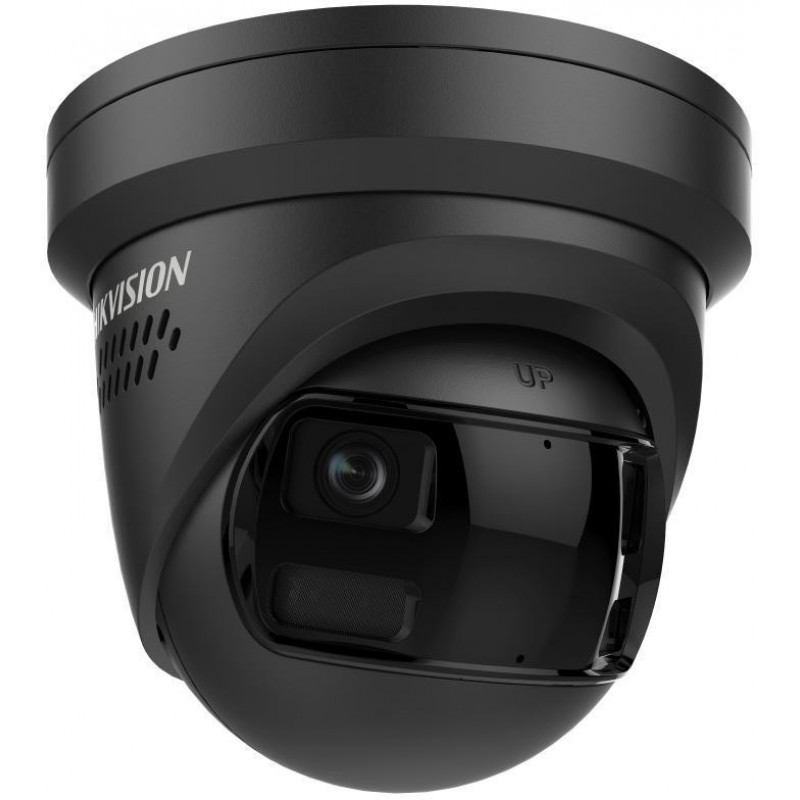 Hikvision DS-2CD2383G2P-LISU/SL 8 MP panorāmas kupola IP kamera, 180°, melna