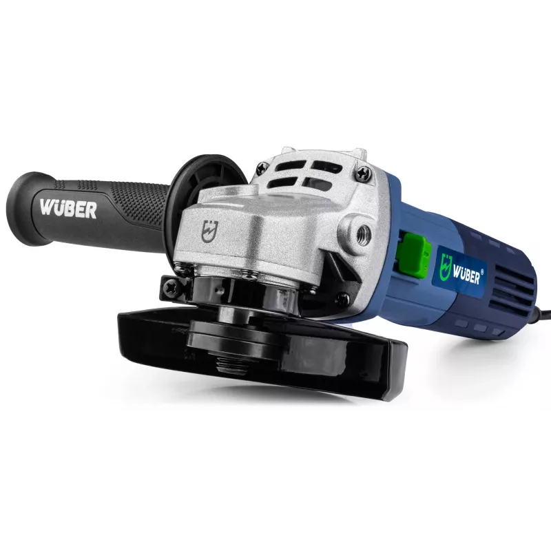 Wuber W27477 leņķa slīpmašīna, 125 mm, 850 W, ar 10 diskiem