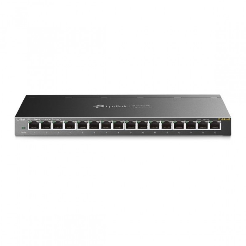 TP-Link TL-SG116E 16 portu Gigabit Easy Smart komutators, V2.4