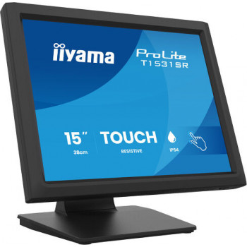 Iiyama T1531SR-B2S 15 inch skārienjūtīgais monitors, VA, HDMI, VGA, DisplayPort