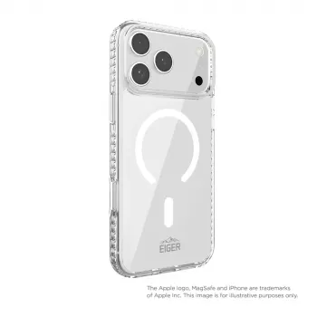 Eiger IceGrip MagSafe vāciņš iPhone 18 Pro/17 Pro caurspīdīgs