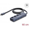 Delock USB 10 Gbps centrmezgls ar 3 x USB Type-A un 1 x USB Type-C™ portu un slēdzi (64384)