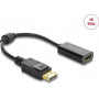 Delock aktīvais DisplayPort 1.4 uz HDMI adapteris, 4K 60 Hz, HDR