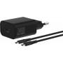 4smarts VoltPlug PD 30W sienas lādētājs, 1x USB-C, ar USB-C kabeli 1,5 m, melns