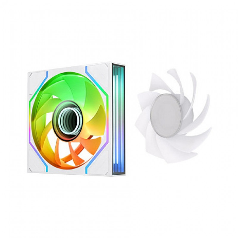 Thermaltake SWAFAN INFINITY EX14 ARGB Sync 140 mm korpusa ventilators, balts, 3 gab.