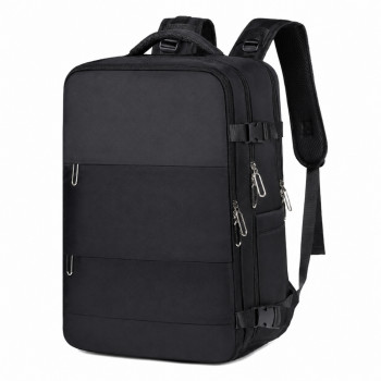 Extralink Black Forest KM06 ceļojumu klēpjdatora mugursoma 45x20x30 cm, melna
