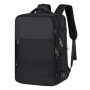 Extralink Black Forest KM06 ceļojumu klēpjdatora mugursoma 45x20x30 cm, melna