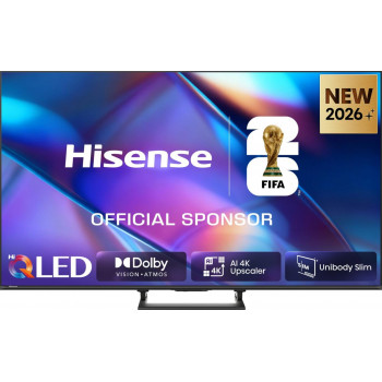 Hisense 55A7S 55 inch QLED 4K VidaaOS 60Hz Dolby Vision IQ 2026 televizors