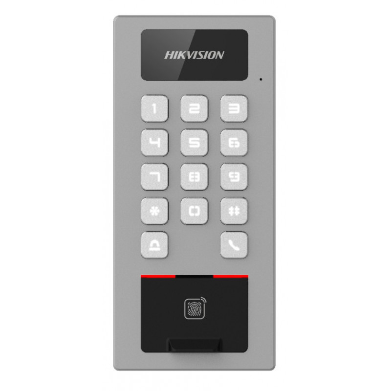 Hikvision DS-K1T502DBFWX piekļuves kontroles terminālis, pelēks
