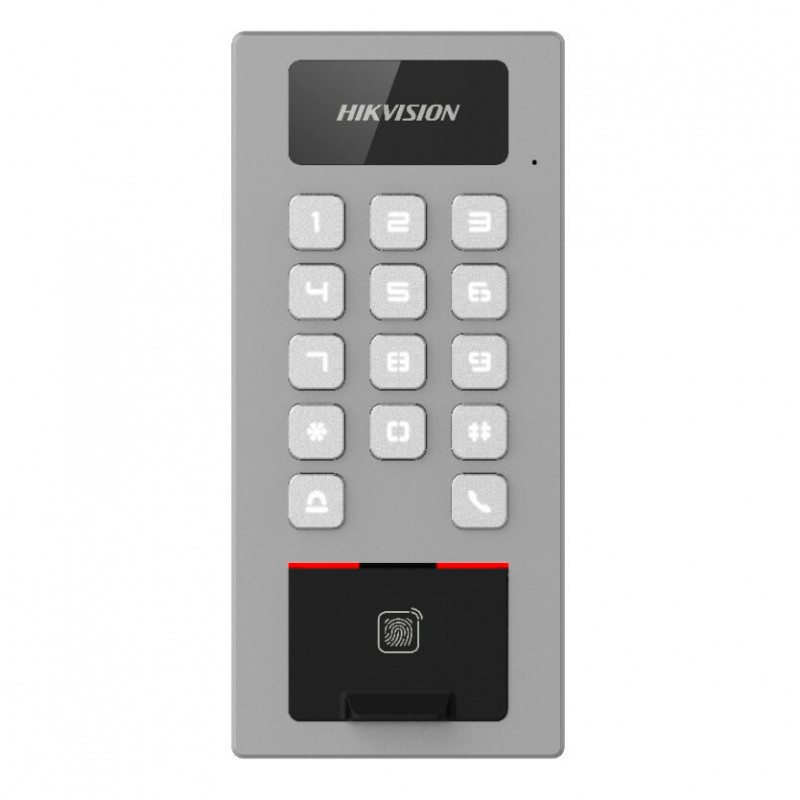 Hikvision DS-K1T502DBFWX piekļuves kontroles terminālis, pelēks