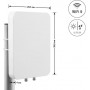 Delock WiFi 6 MIMO virziena antena, 2 x N ligzda, 12-17 dBi, āra, sienas/masta stiprinājums, balta (60773)