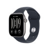 Apple Watch Series 12 GPS 42 mm pelēks alumīnija korpuss ar zilu sporta siksniņu, S/M