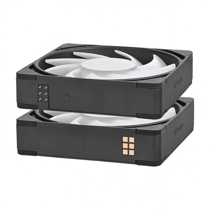 Thermaltake CT140 EX INFINITY ARGB Sync 140 mm korpusa ventilators, melns, 3 gab.